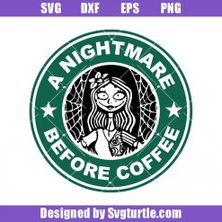 A Nightmare Before Christmas Coffee Svg, Sally Coffee Svg, Sally Svg