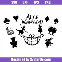 Alice in Wonderland Svg, Disney Cartoon Svg, Alice Svg