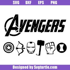 Avengers Logo Svg, Avengers Symbol Svg, Avengers Andgame Svg