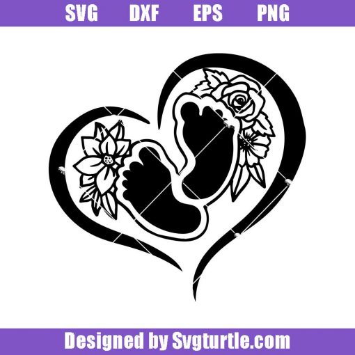 Baby-feet-silhouette-svg_-floral-baby-footprint-svg_-baby-feet-svg_-baby-svg_-baby-cute-svg_-baby-funny-svg_-cut-files_-file-for-cricut-_-silhouette.jpg