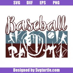 Baseball Mom Svg, Mom Svg, Mother Day Svg, Baseball Svg, Team Baseball Svg, Lover Baseball Svg, Baseball Gift, Soft Ball Svg, Cut Files, File For Cricut & Silhouette
