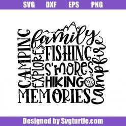 Camping Fishing Outdoors Adventure Summer Family Svg, Fishing Svg