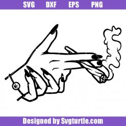 Cannabis Hand Sign Svg, Hand Sign Svg, Smoking Joint Svg, Weed Svg