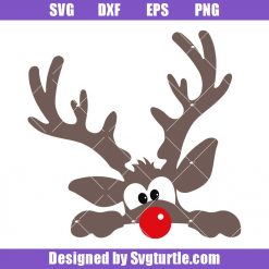 Christmas Reindeer Svg, Reindeer Boy Svg, Deer Girl Svg, Rudolph Svg