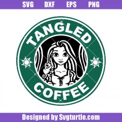 Disney Tangled Coffee Svg, Disney Princess Svg, Rapunzel Svg