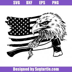 Distressed American Flag Eagle Svg, Firefighter Eagle Svg, Fire Department Svg