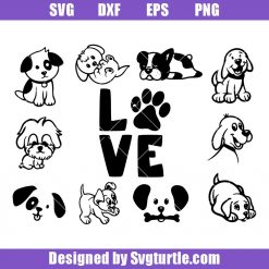 Dog Lover Svg, Cute Puppy Svg, Puppy Svg, Gift For Dog Lover Svg