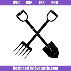 Farm Logo Svg, Shovel Farming Svg, Tools Farming Svg, Garden Tools Svg