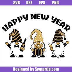 Happy New Year Gnomes Svg, Gnomes 2022 Svg, Gnomes Svg, New Year Svg