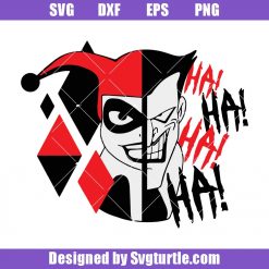Harley Quinn & The Joker Svg, Harley Quinn Svg, Joker Svg