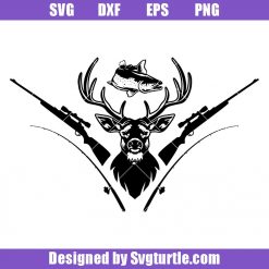 Hunter-deer-and-fish-svg_-fishing-svg_-deer-head-svg_-deer-antlers-svg.jpg