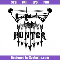 Hunter's Bow Svg, Archery Svg, Arrow Svg, Hunting Svg, Hunter Svg