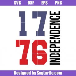 Independence 1776 Svg, 4th of July Svg, Red White & Blessed ,USA Svg, American Flag Svg, Patriotic Day Svg, Cut File, File For Cricut & Silhouette