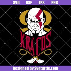 Kratos Svg, Team Kratos Svg, God Of War Svg, Kratos Logo Svg