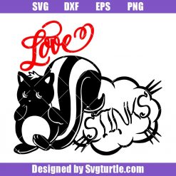 Love Stinks Svg, Funny Valentine Svg, Animal Valentine Day Funny Svg