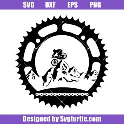 Mountain Bike Logo Svg, Adventure Mountain Bike Svg, Mountain Svg