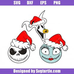 Nightmare Before Jack and Sally Svg, Jack and Sally Christmas Bundle Svg