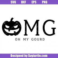 Oh My Gourd Svg, Funny Halloween Svg, Kids Halloween Svg, Halloween Svg