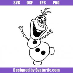 Olaf Disney Svg, Olaf Snowman Svg, Happy snowman Svg, Olaf Svg