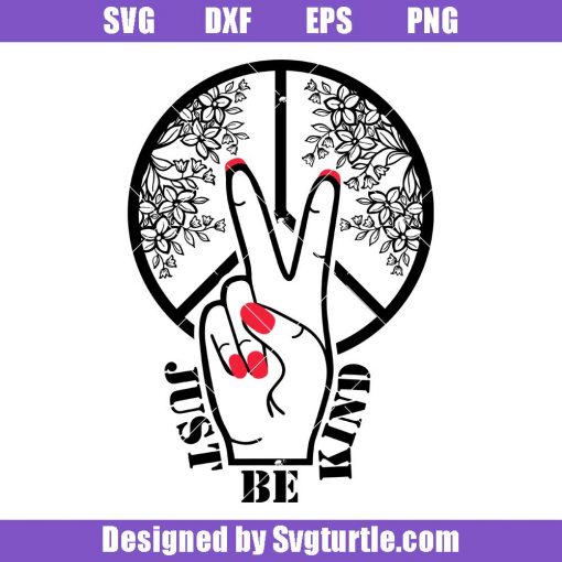 Peace-hand-sign-with-wildflowers-svg_-peace-floral-svg_-just-be-kind-svg.jpg