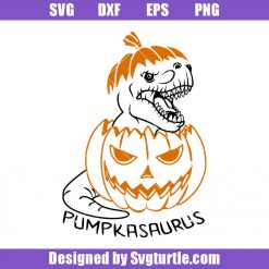 Pumpkin Dinosaur Svg, Pumpkasaurus Svg, Dinosaurus Halloween Svg