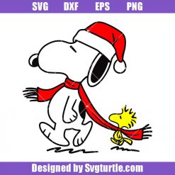 Snoopy and Woodstock Scarves Svg, Christmas Snoopy Svg, Snoopy Svg