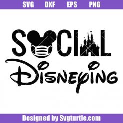 Social Disneying Svg, Mickey Magic Castle Svg, Social Mickey Svg