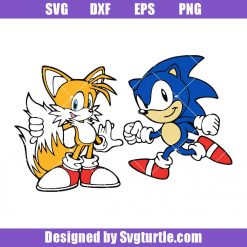 Sonic the Hedgehog Svg, Sonic And Tails Fox Svg, Sonic Disney Svg