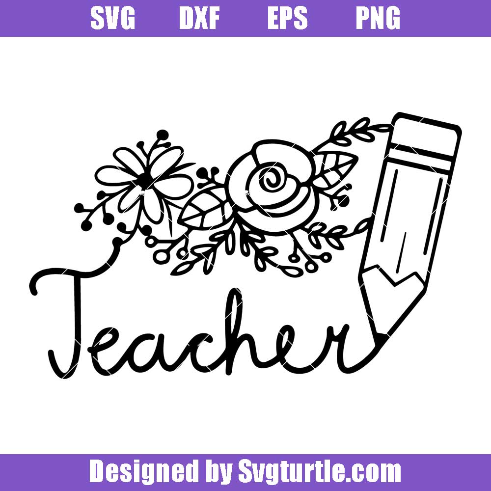 Teacher SVG - Svgturtle.com