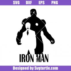Tony Stark Svg, Iron Man Silhouette Svg, Iron Man Svg, Avengers Svg, Marvel Svg, Cut Files, File For Cricut & Silhouette