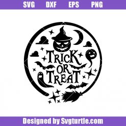 Trick Or Treat Svg, Pumpkin Svg, Spooky Svg, Halloween Svg