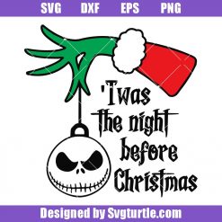 Twas the Night Before Christmas Svg, Magic Castle Christmas Svg