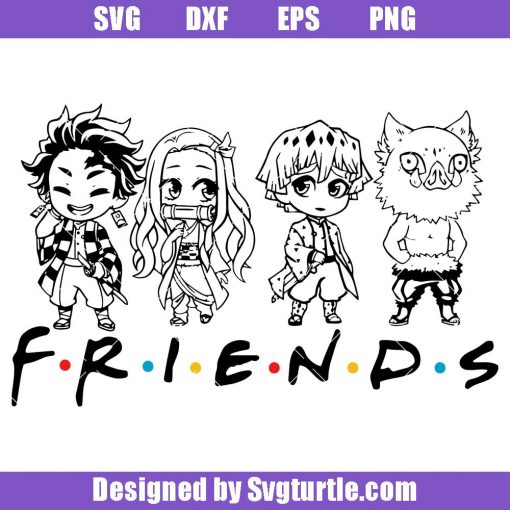 Best-friends-anime-svg,-best-friends-svg,-manga-svg
