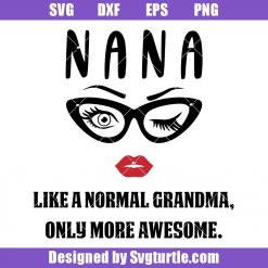 Best Grandma Svg, Grandma Personalized Svg, Blessed Nana Svg