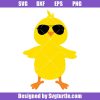 Cute Easter Chick Svg
