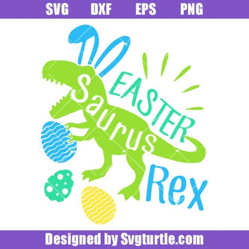 Easter Saurus T Rex Svg