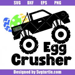 Egg-crusher-svg,-easter-truck-svg,-boy-easter-svg,-easter-svg