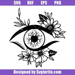 Floral Eye svg, Optometry SVG, Floral Eye Svg, Eye Svg