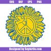 Freedom-for-ukraine-svg,-sunflower-ukraine-svg,-peace-sign-svg