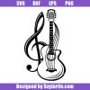 Guitar-and-music-notes-svg,-clef-svg,-chords-svg,-music-svg