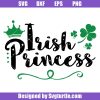 Irish-princess-clover-svg,-green-shamrock-svg,-st-patty's-svg