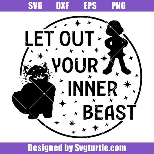 Let Out Your Inner Beast Svg