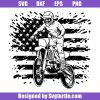 Motocross-biker-with-american-flag-svg,-dirt-bike-svg