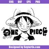 One Piece D Luffy Svg