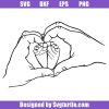 Parents-and-kids-hands-in-a-heart-svg,-family-hands-svg
