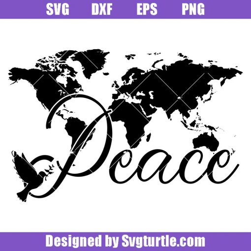Peace in the World Svg