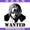 Red-hair-shanks-svg,-wanted-shanks-svg,-four-emperors-svg