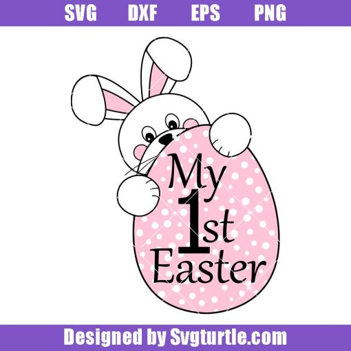 The First Easter for Baby Girl Svg