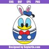 Cute Donald Duck Easter Egg Svg