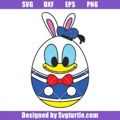 Cute Donald Duck Easter Egg Svg, Donald Duck Easter Svg